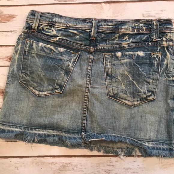 Distressed 575 Denim Skirt - Picture 5 of 5